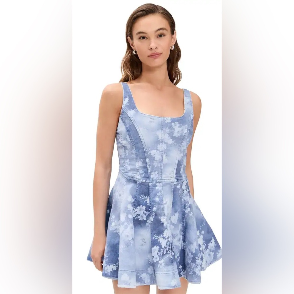 NWT LoveShackFancy Bluebell Cloud Denim Dress - 2 (As seen on Megan Moroney)